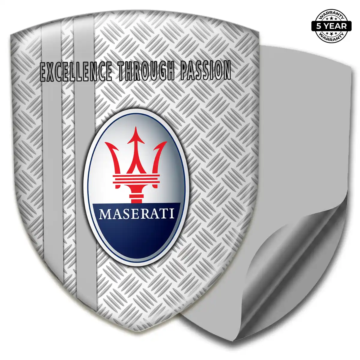 Maserati Emblem Shield Refined Design