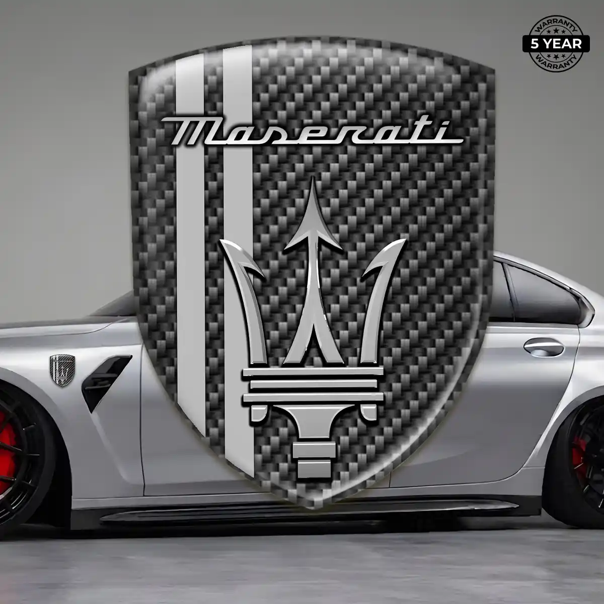 Maserati Emblem Silicone Prime Quality