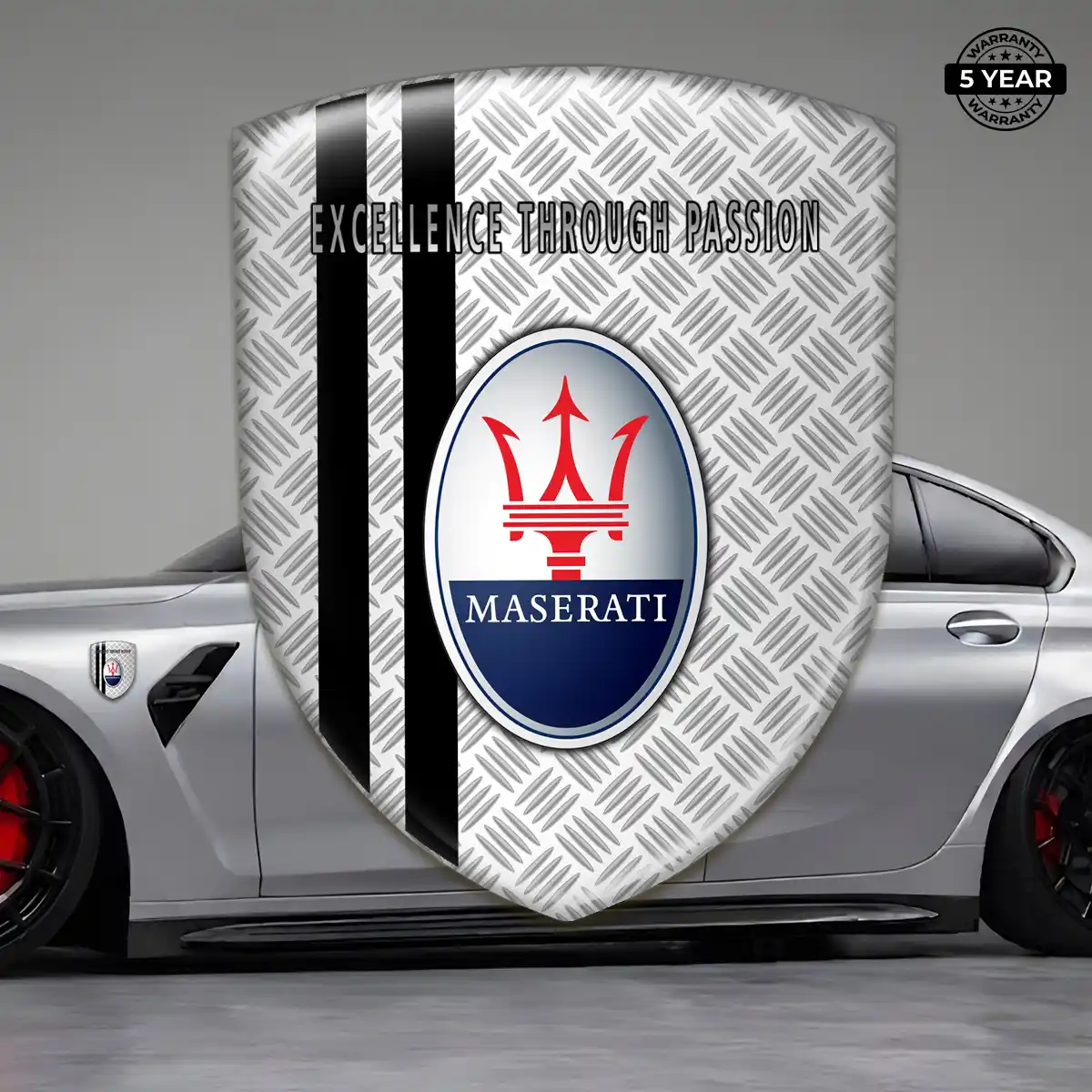 Maserati Emblem Silicone Refined Design
