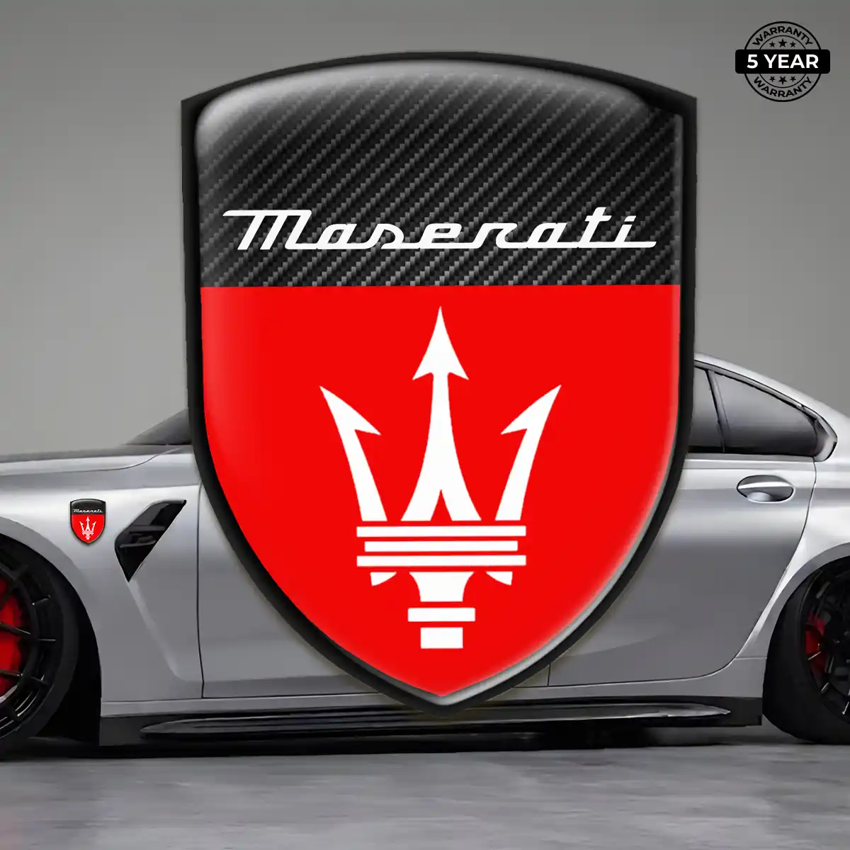 Maserati Emblem Silicone Superior Craft