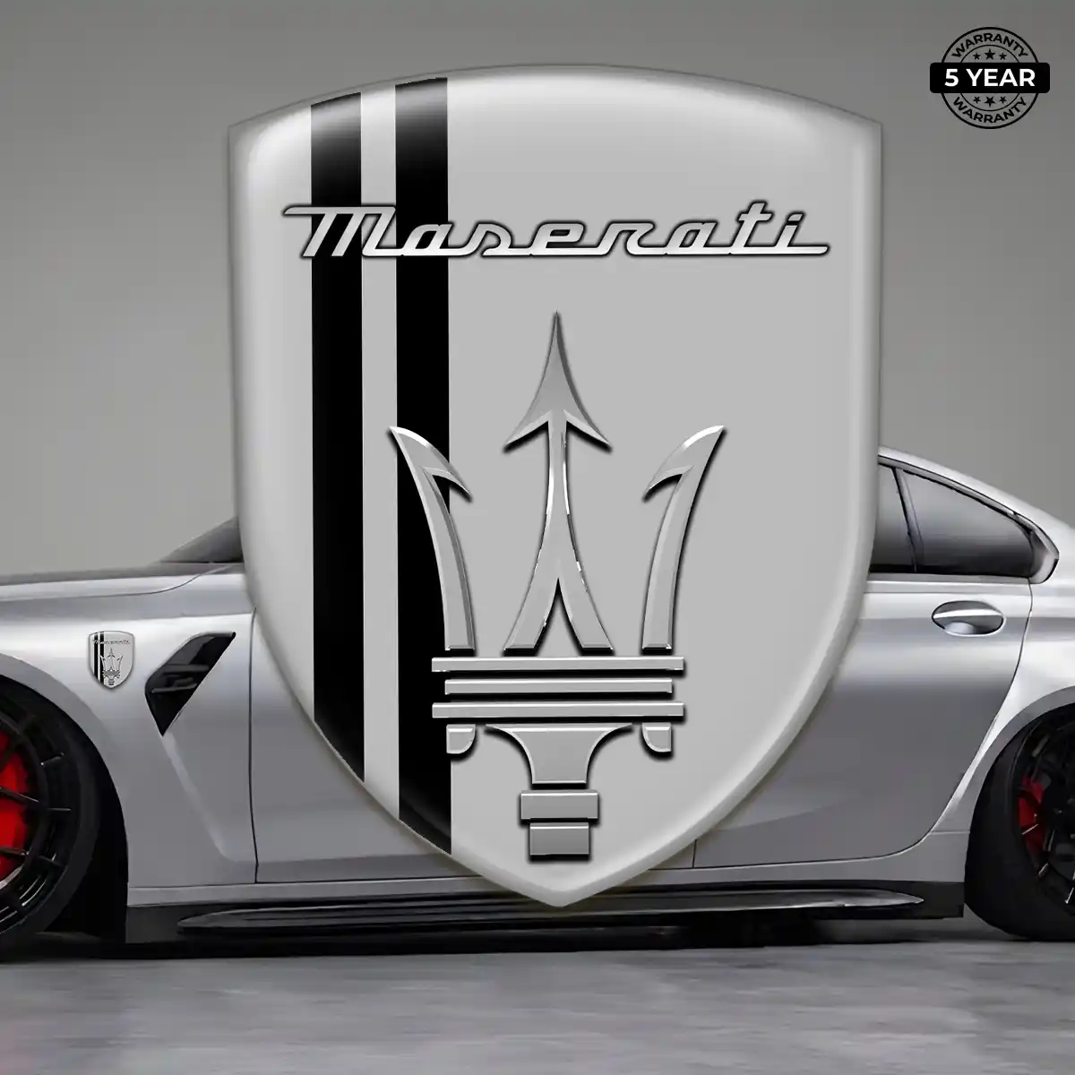 Maserati Emblem Sleek Style