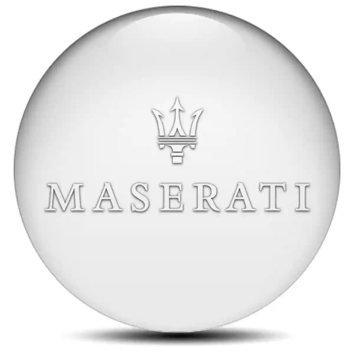 Maserati Emblem Wheel Center Caps Self-Adhesive Sleek Style