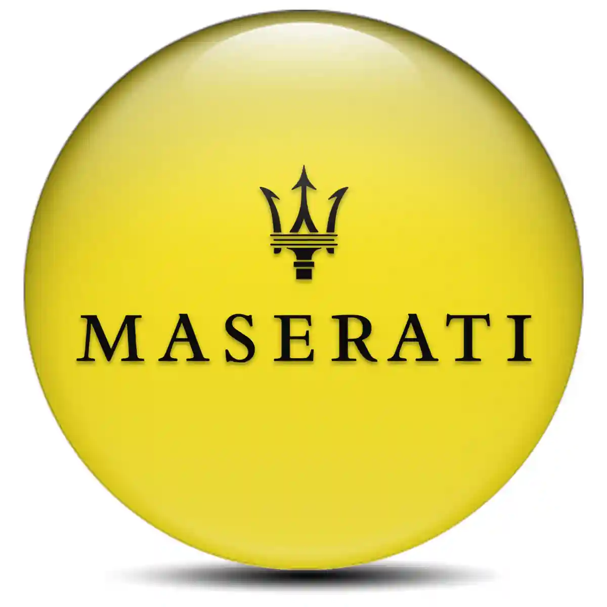 Maserati Epoxy Sticker Sleek Style