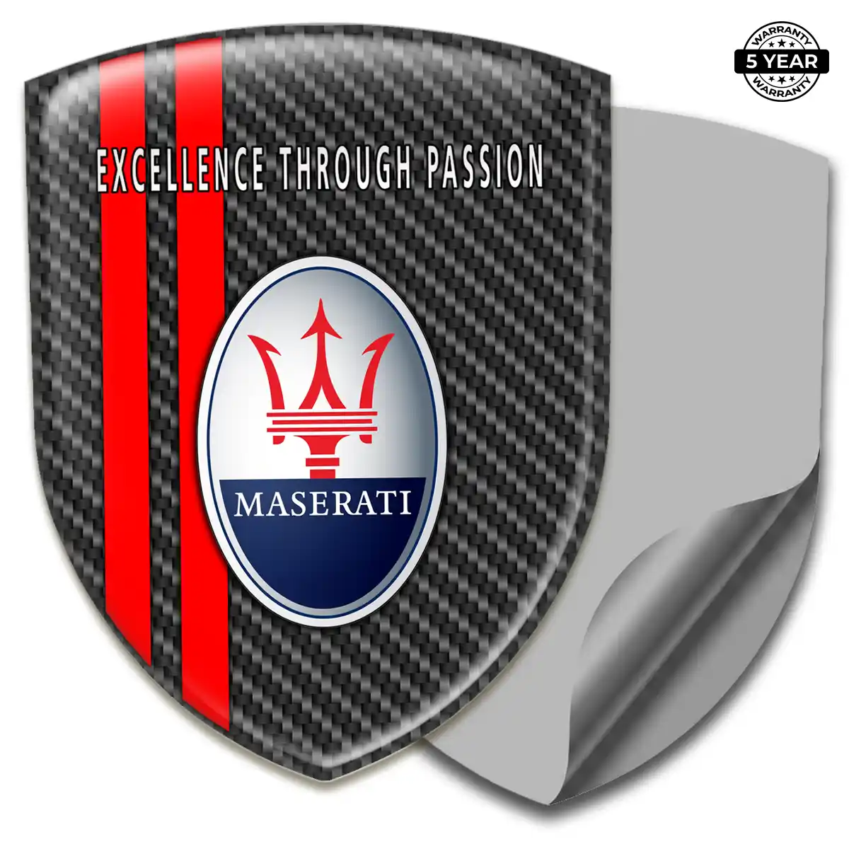 Maserati Logo Badge Sleek Style