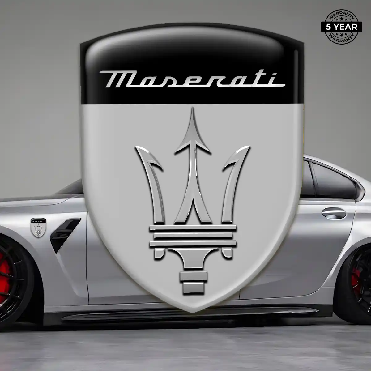 Maserati Logo Badge Superior Craft