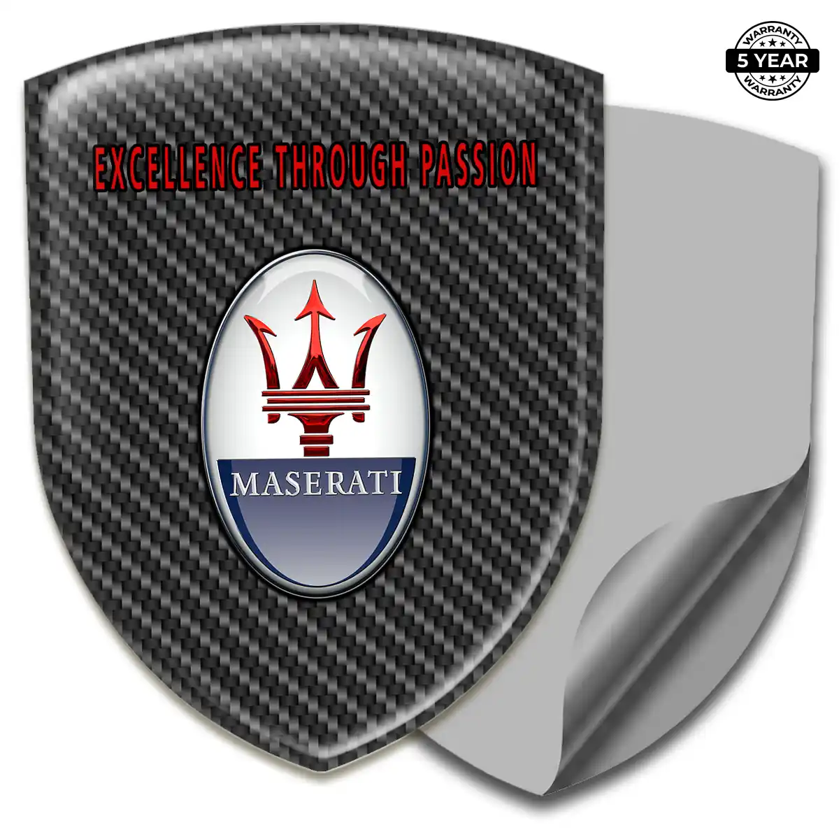 Maserati Logo Emblem Elite Finish
