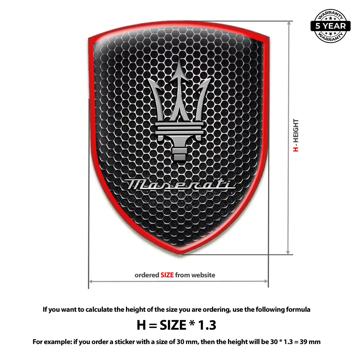 Maserati Logo Emblem Refined Design
