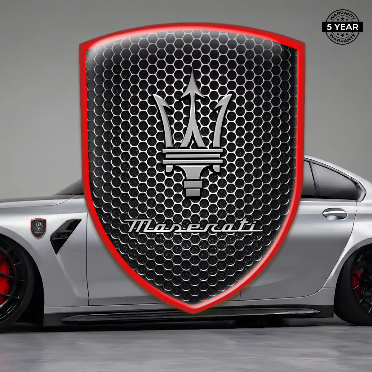 Maserati Logo Emblem Refined Design
