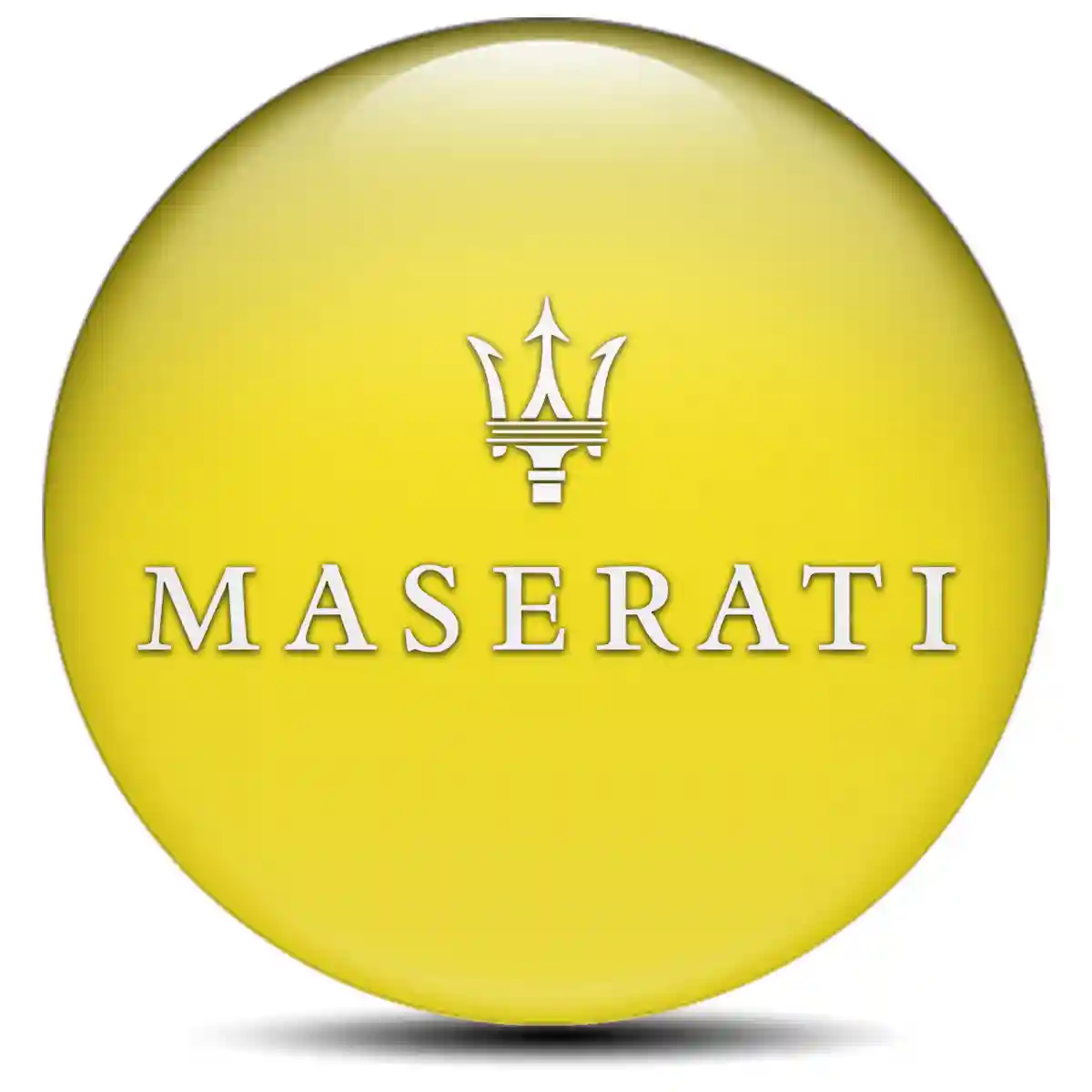 Maserati Logo Sticker Sleek Style