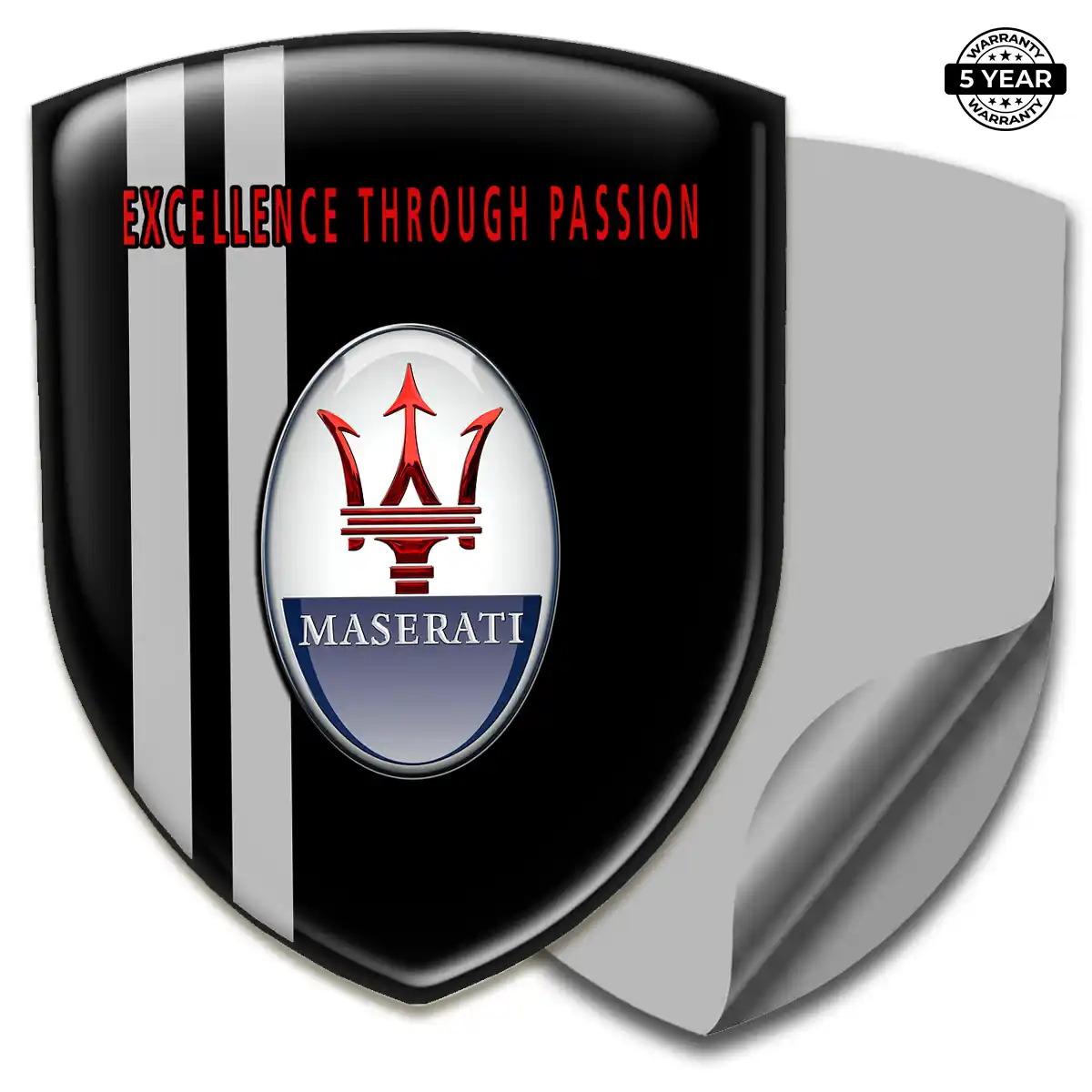Maserati Silicone Badge Prime Quality