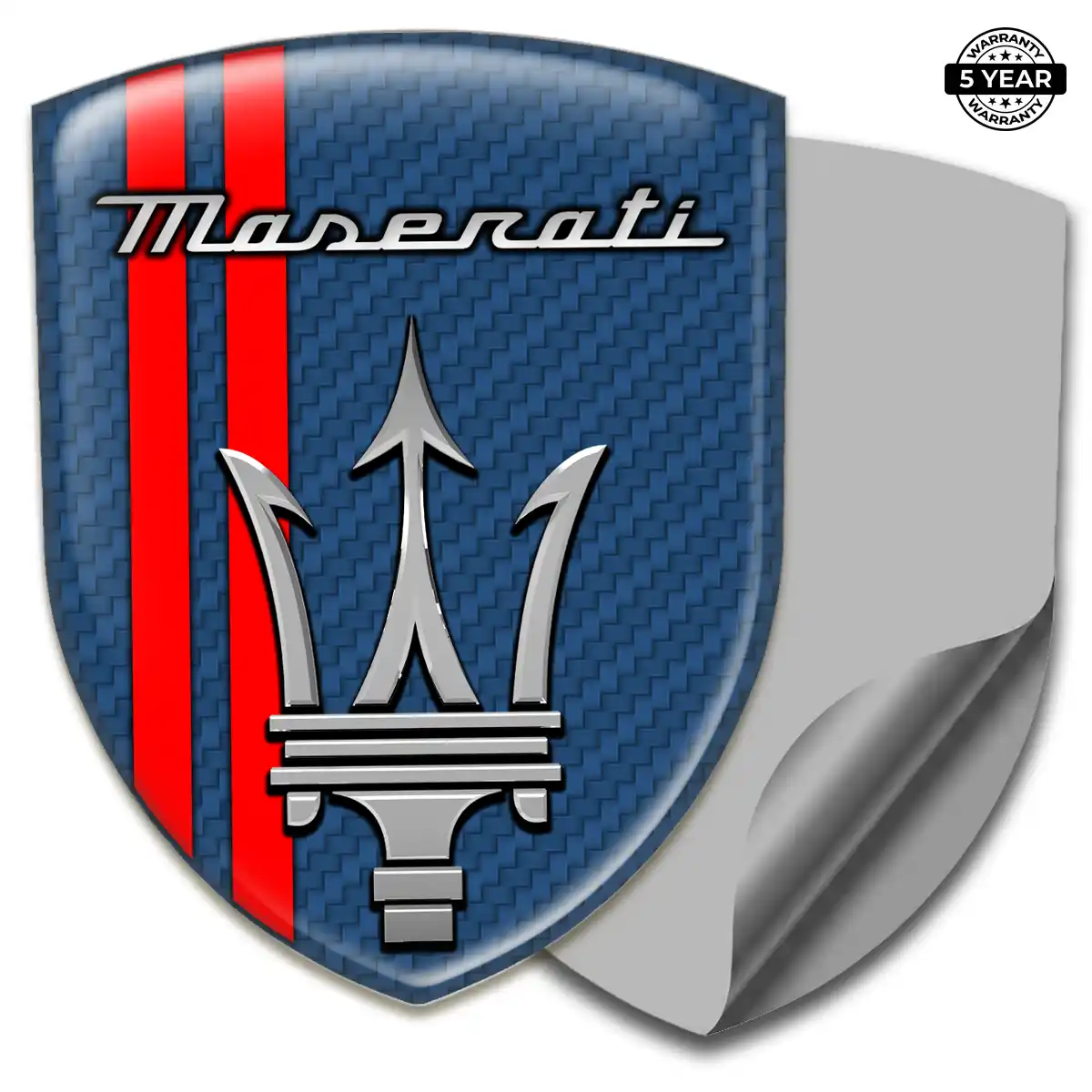 Maserati Silicone Badge Superior Craft