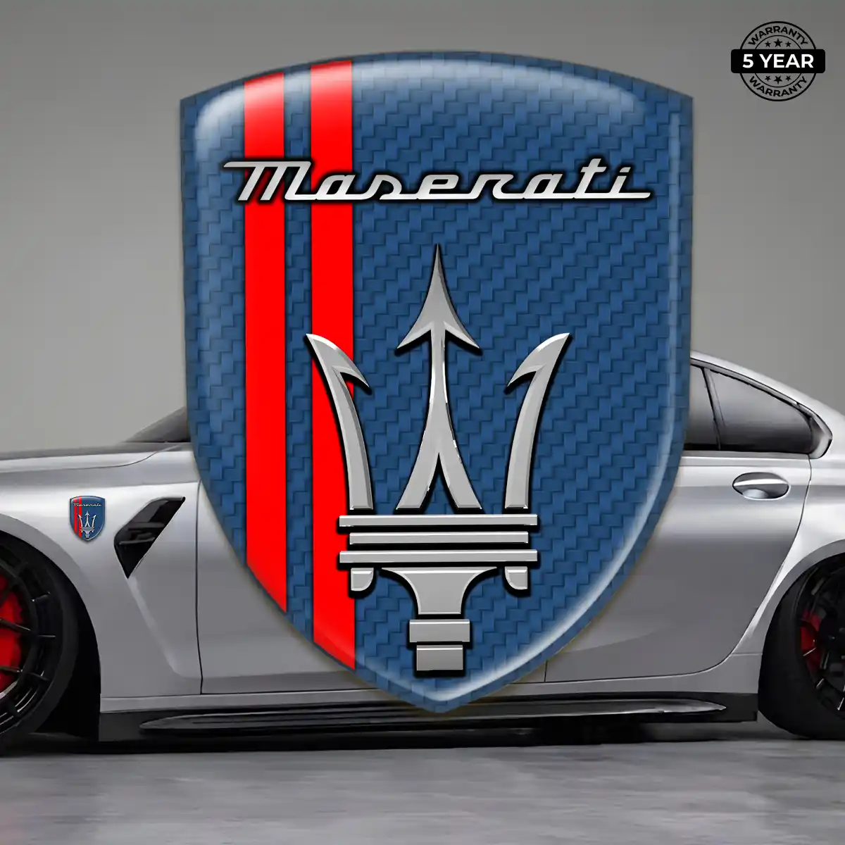 Maserati Silicone Badge Superior Craft