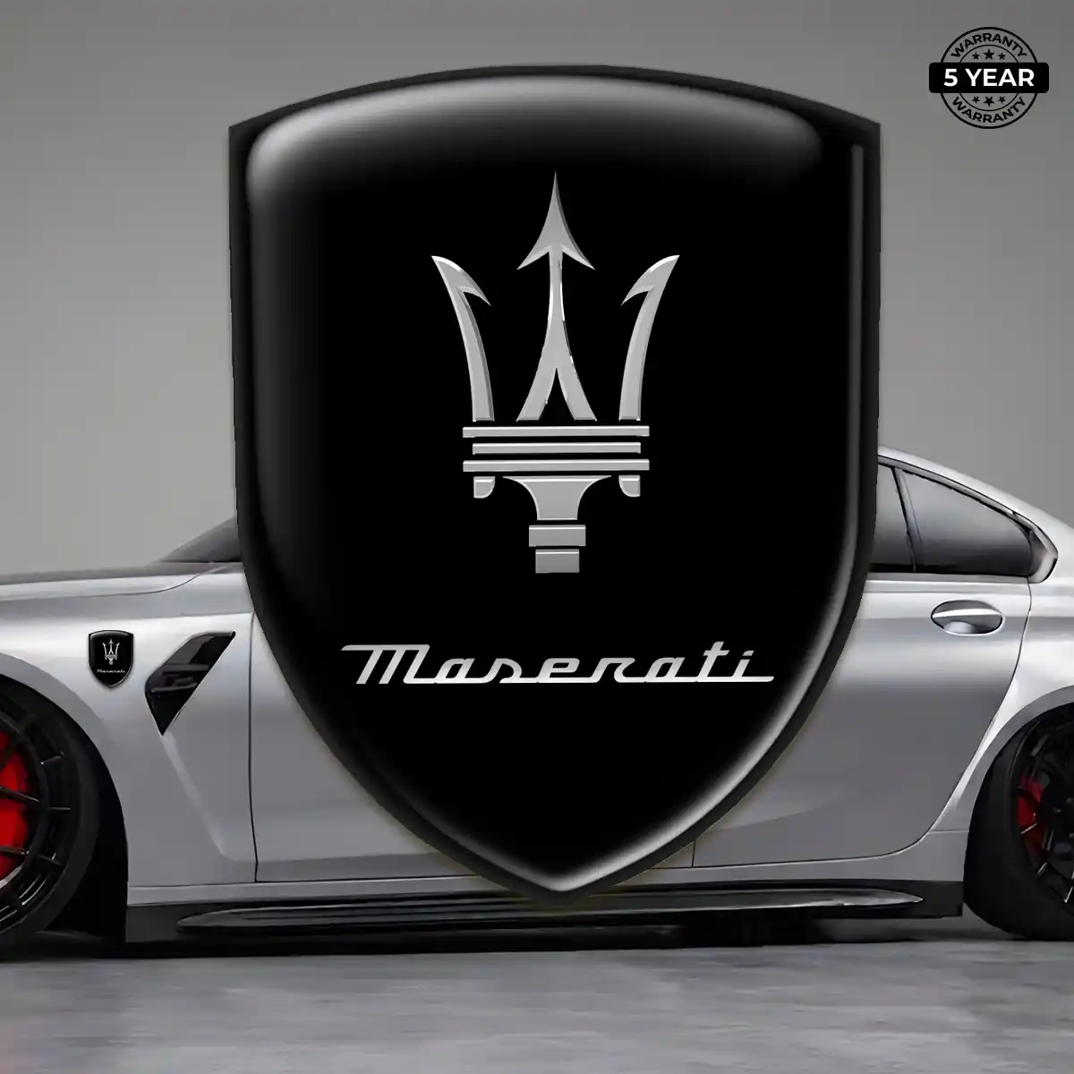 Maserati Silicone Emblem Prime Quality