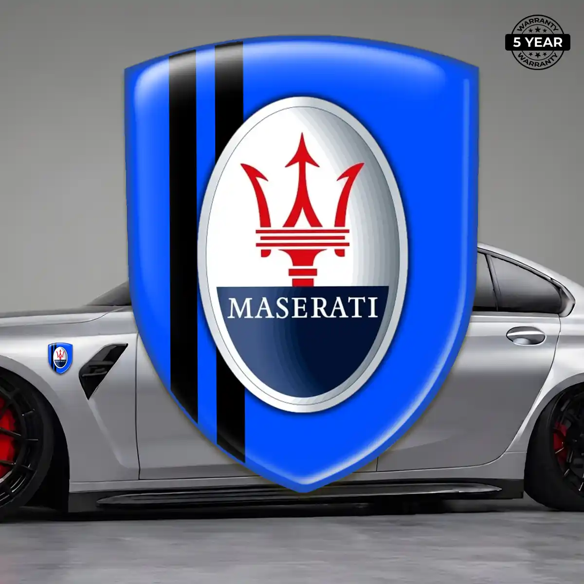 Maserati Silicone Sticker Elite Finish