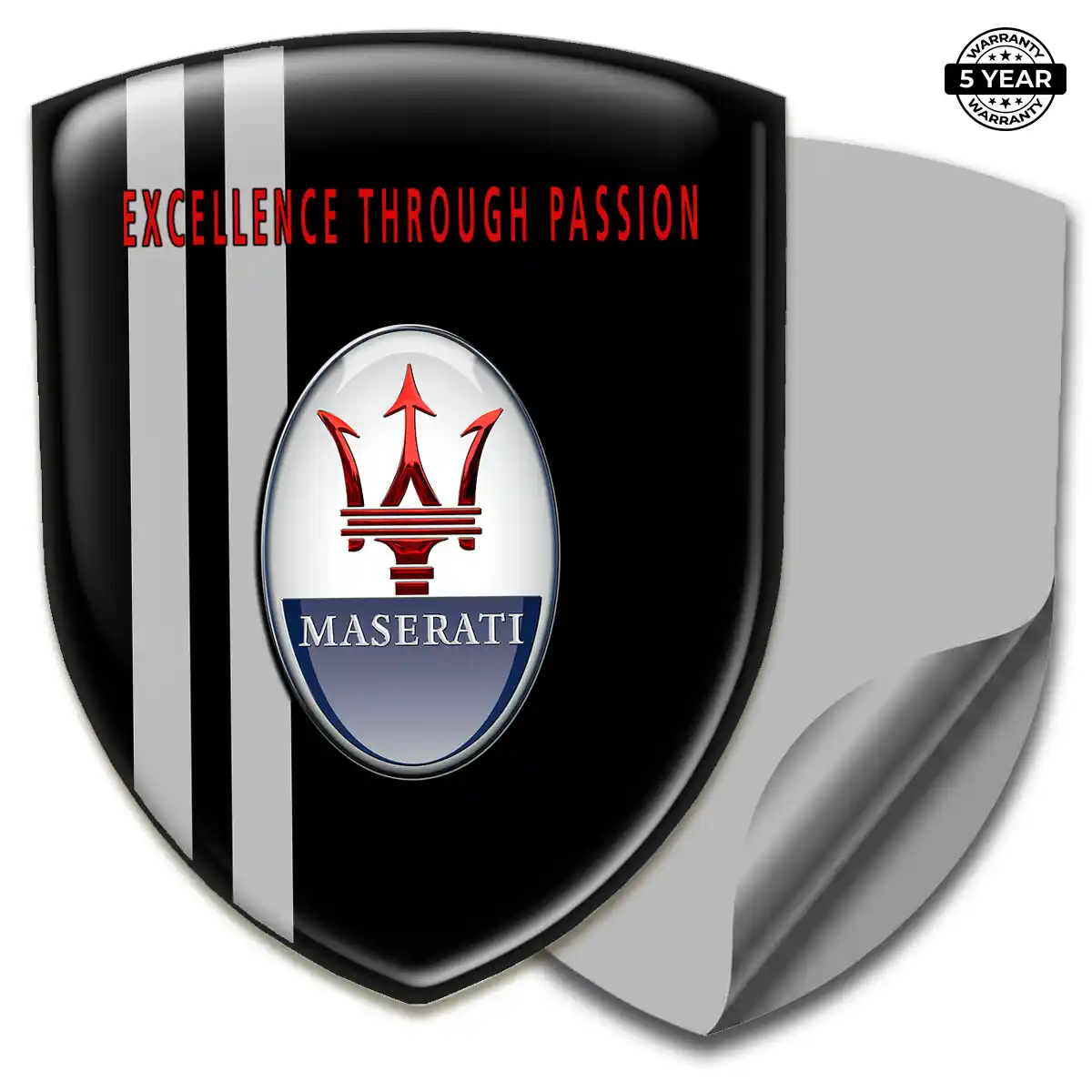 Maserati Silicone Sticker Prime Quality