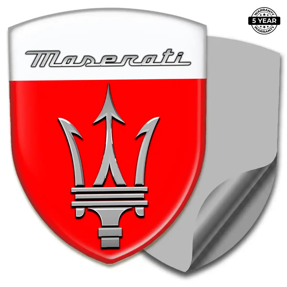 Maserati Sticker Refined Design