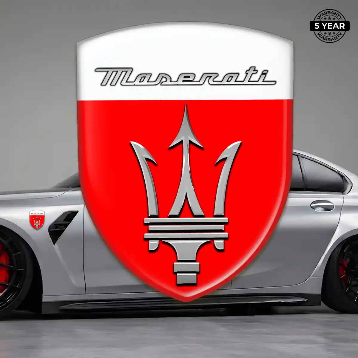 Maserati Sticker Refined Design