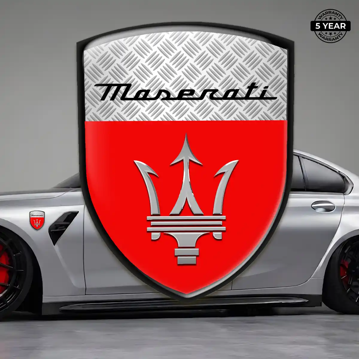 Maserati Sticker Sleek Style
