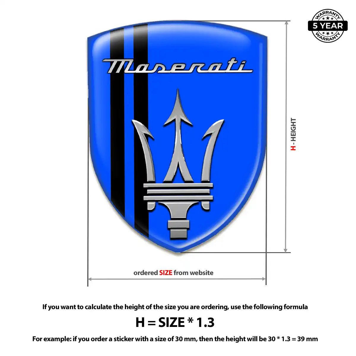 Maserati Sticker Superior Craft