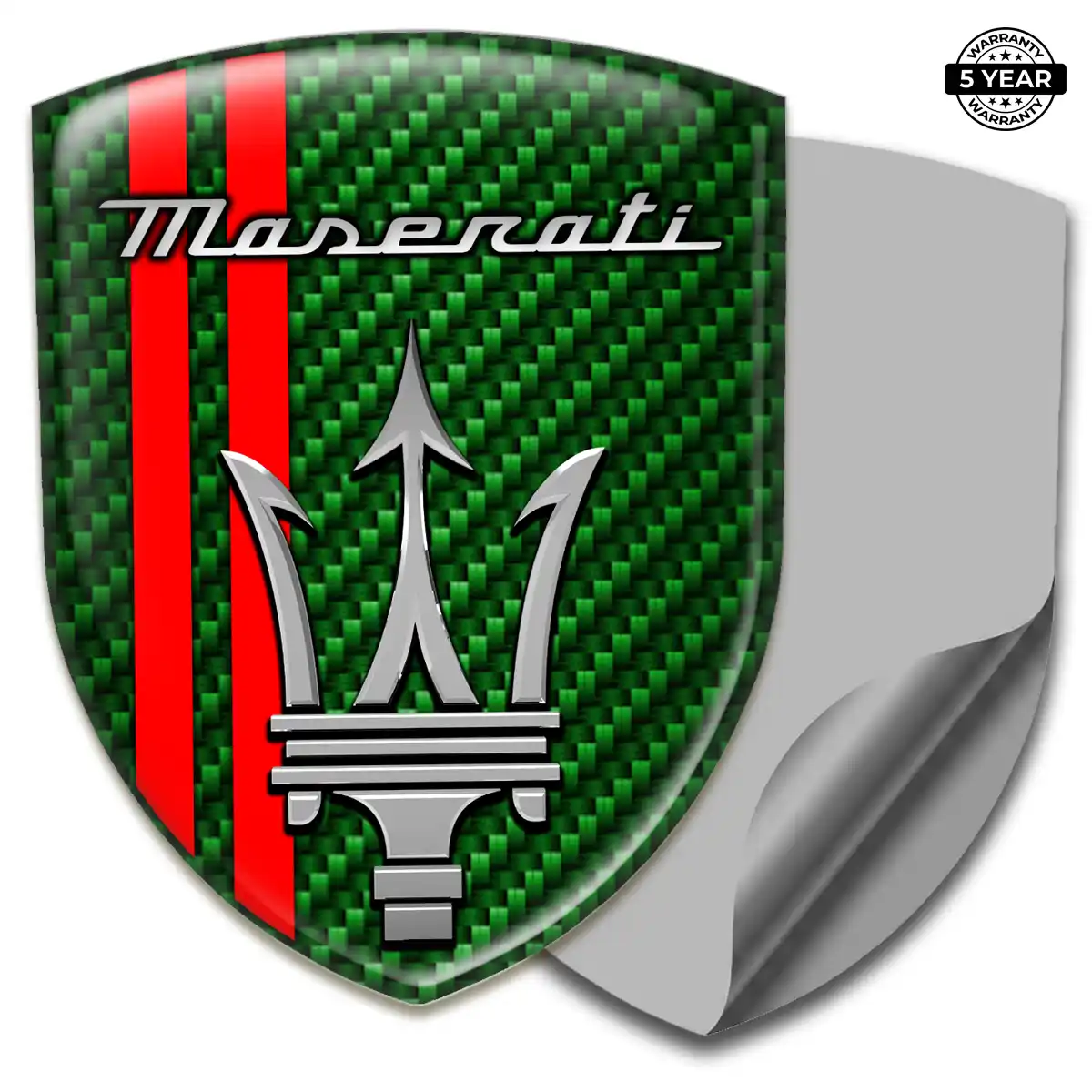 Maserati Vehicle Logo Sticker Sleek Style
