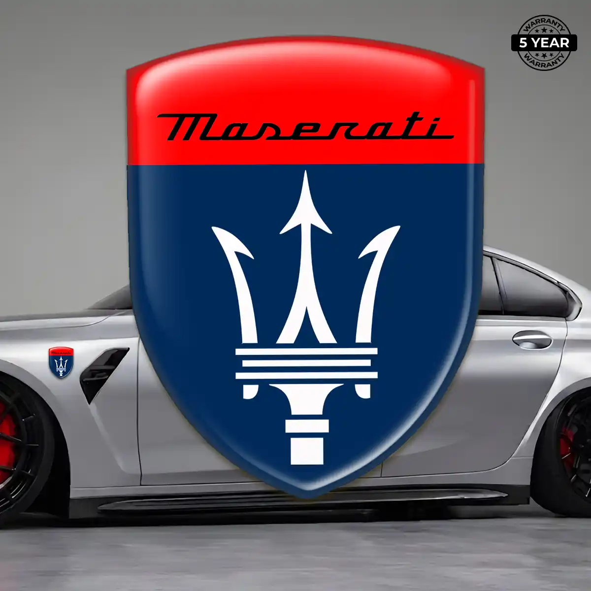 Maserati Vehicle Logo Sticker Superior Craft