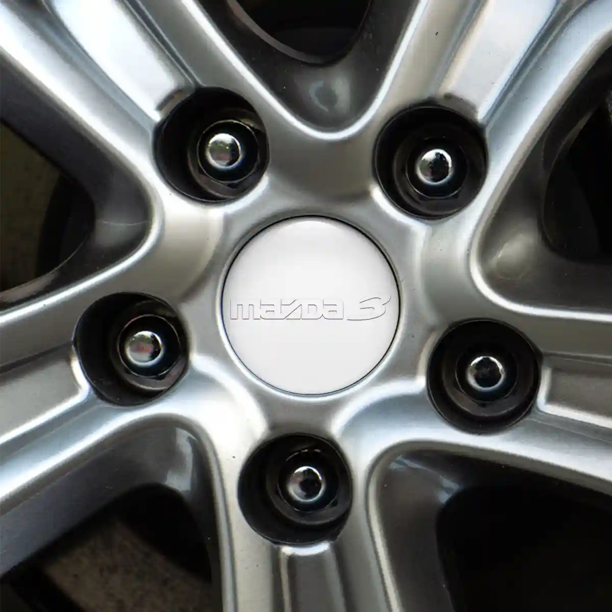 Mazda 3 Logo Silicone Sticker Stylish Design