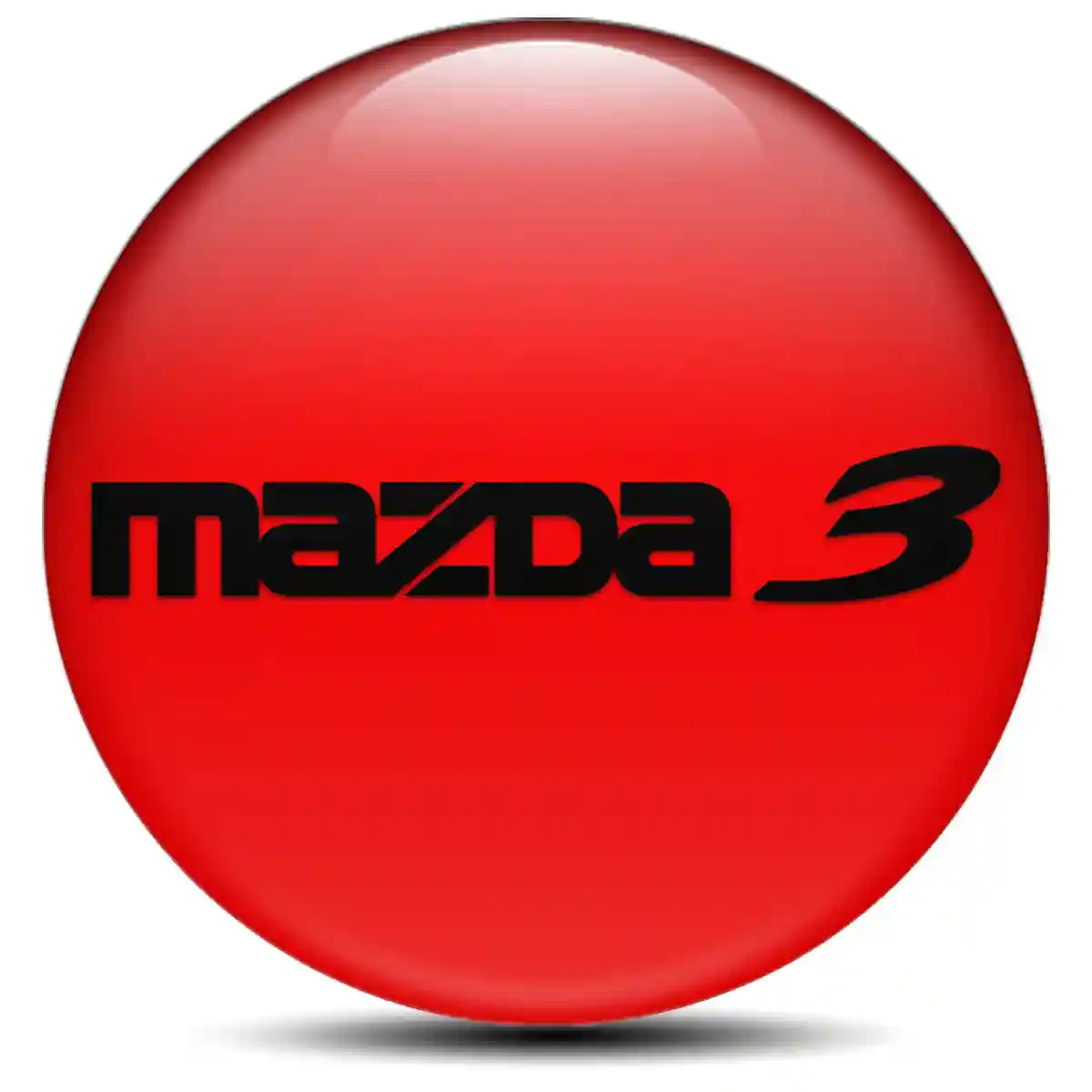 Mazda 3 Silicone Sticker Stylish Design