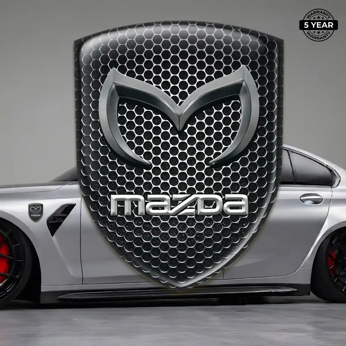 Mazda 3D Gel Sticker Refined Design