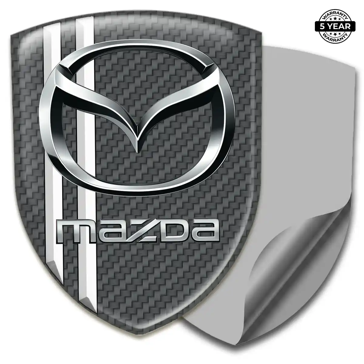 Mazda 3D Gel Sticker Sleek Style