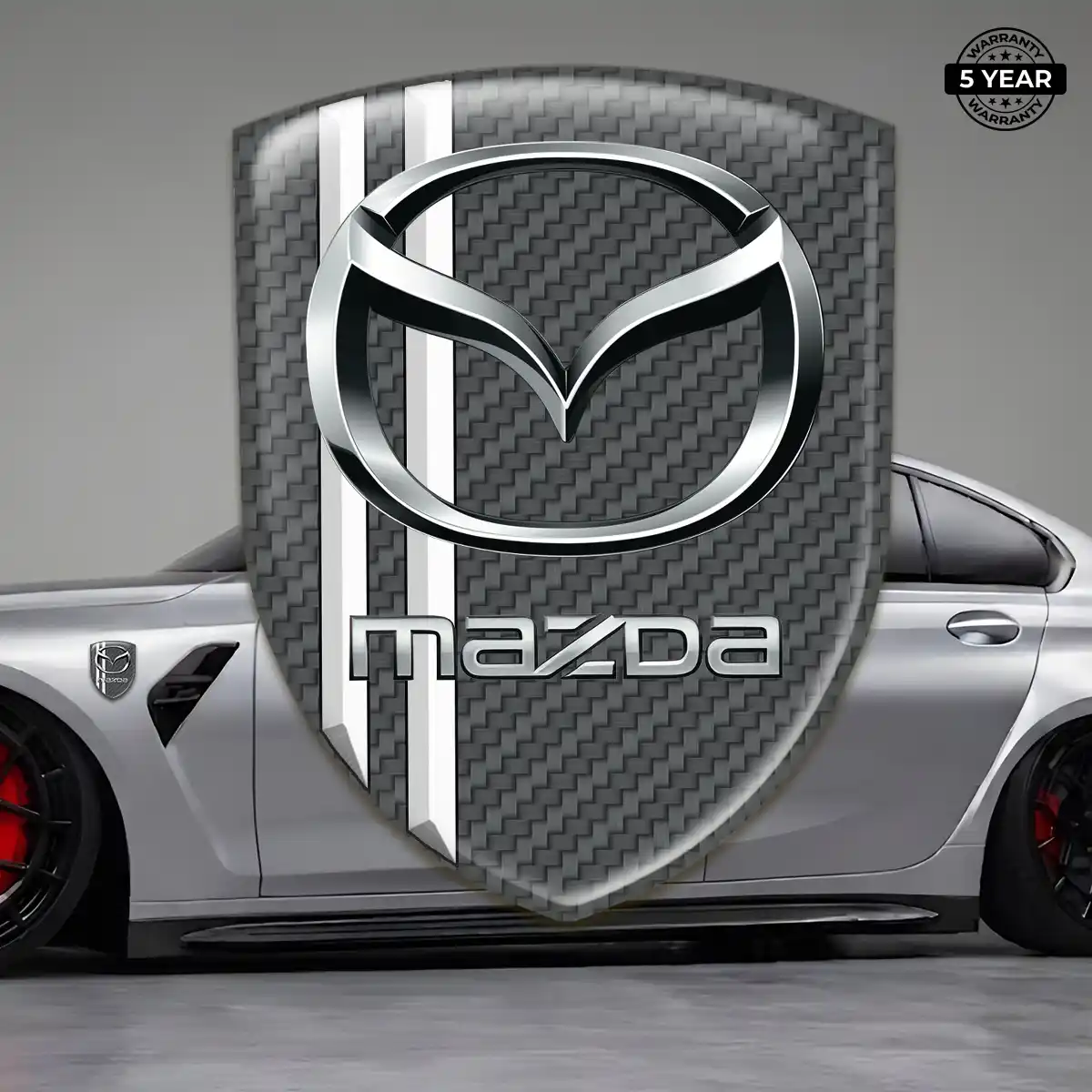 Mazda 3D Gel Sticker Sleek Style