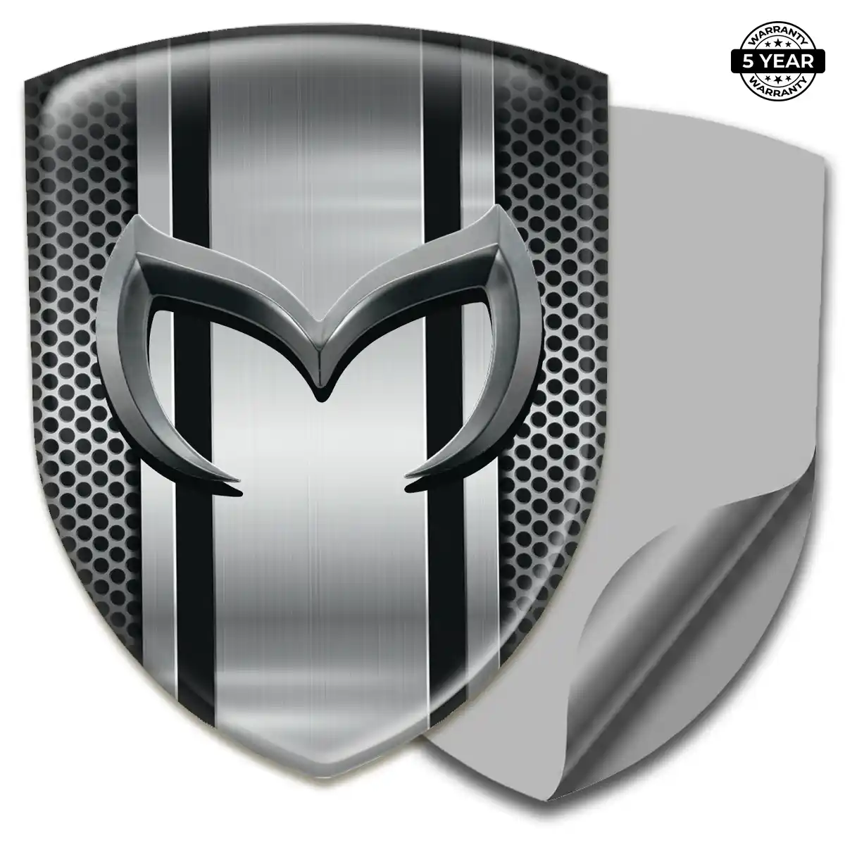 Mazda 3D Resin Sticker Refined Design