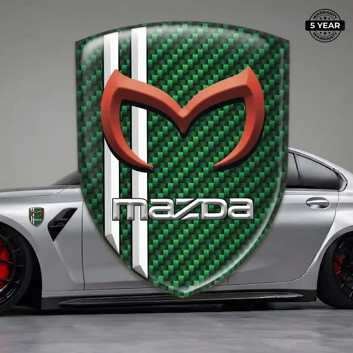 Mazda Automotive Logo Sticker Refined Design