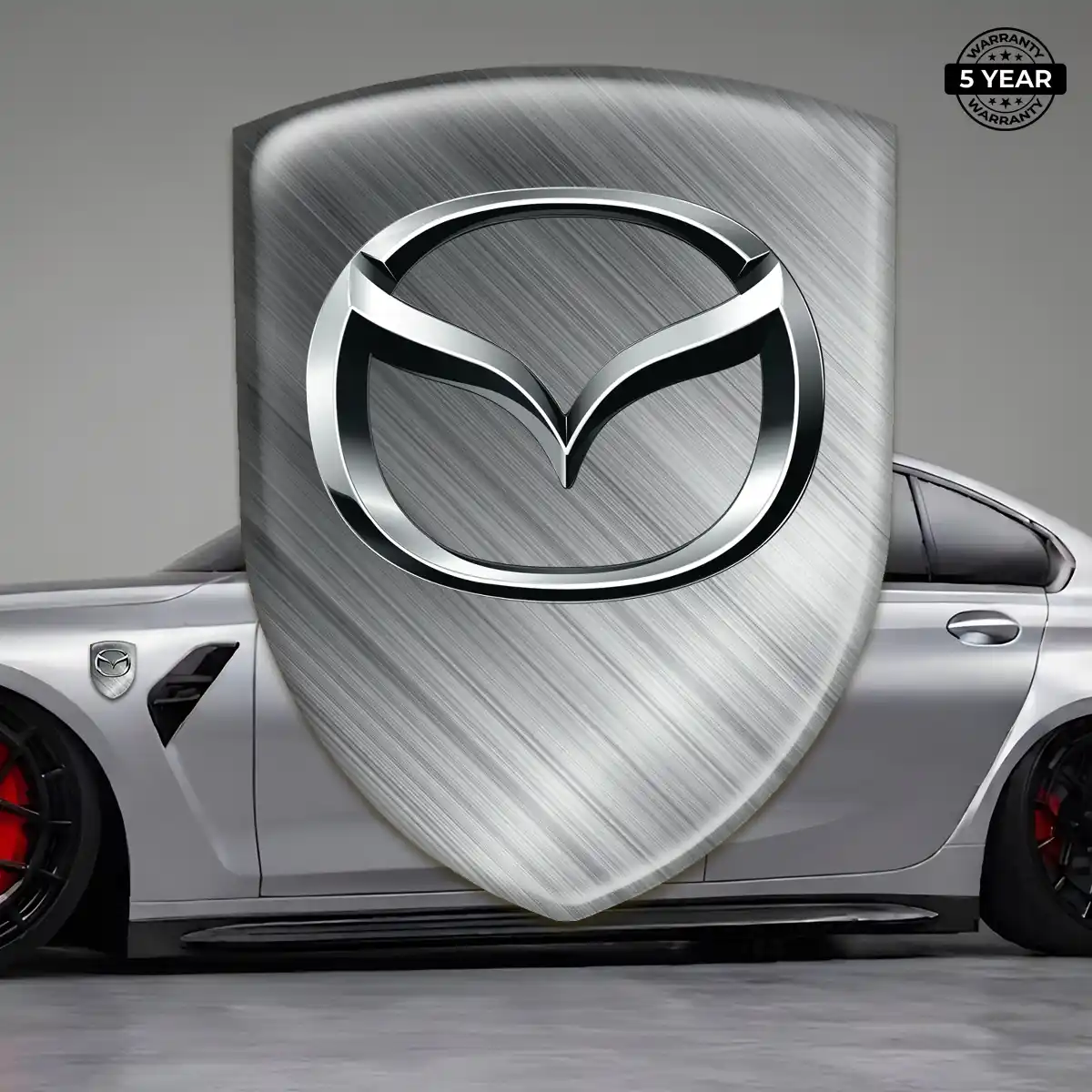 Mazda Automotive Resin Decal Refined Design