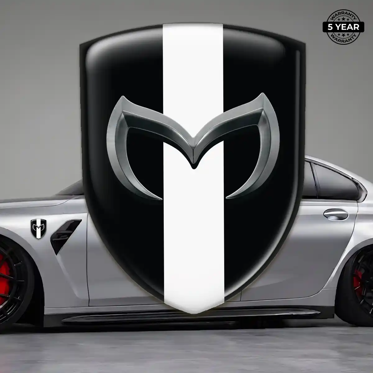 Mazda Automotive Resin Decal Sleek Style