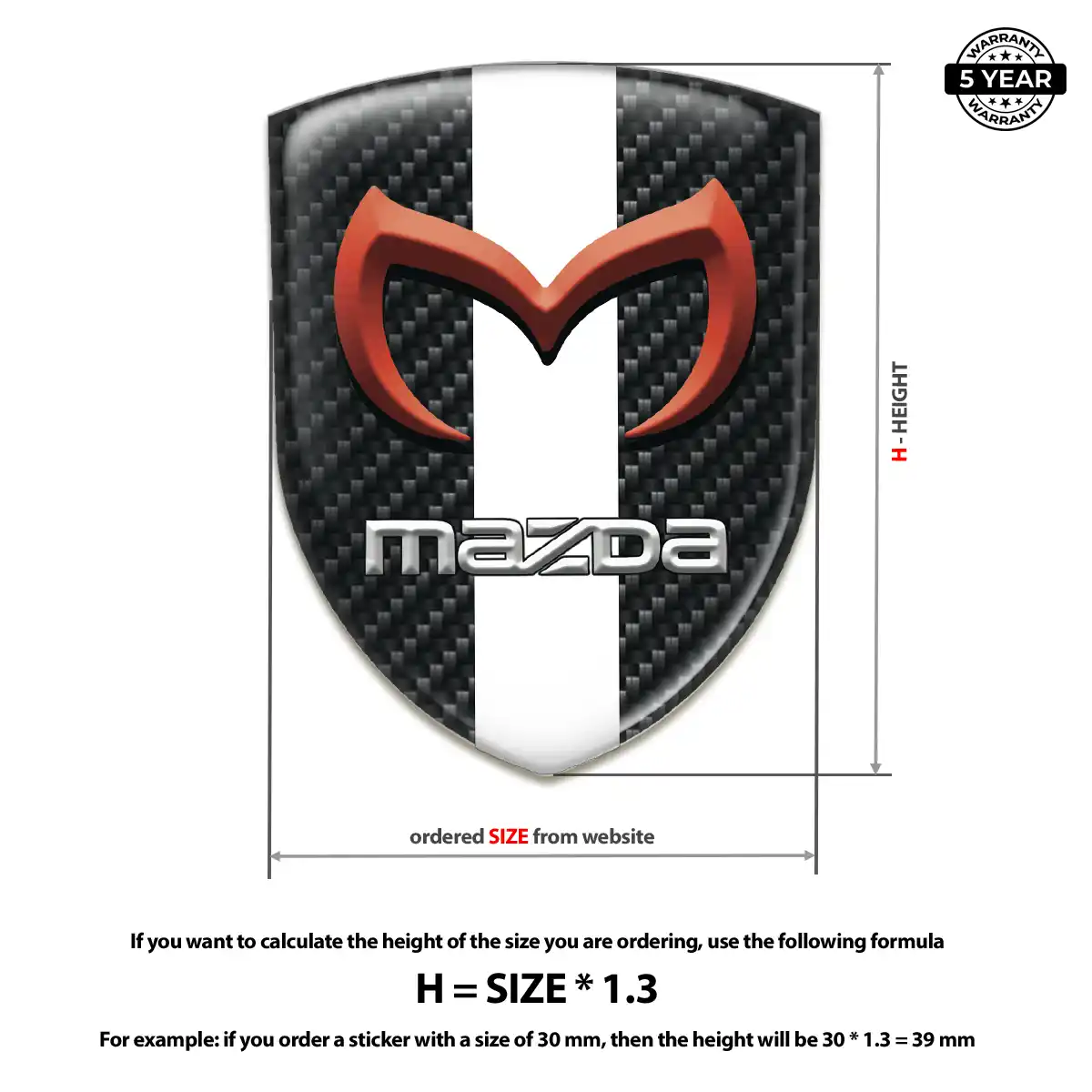 Mazda Badge Sleek Style