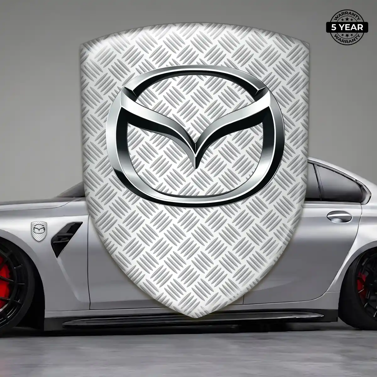 Mazda Car Emblem Decal Refined Design