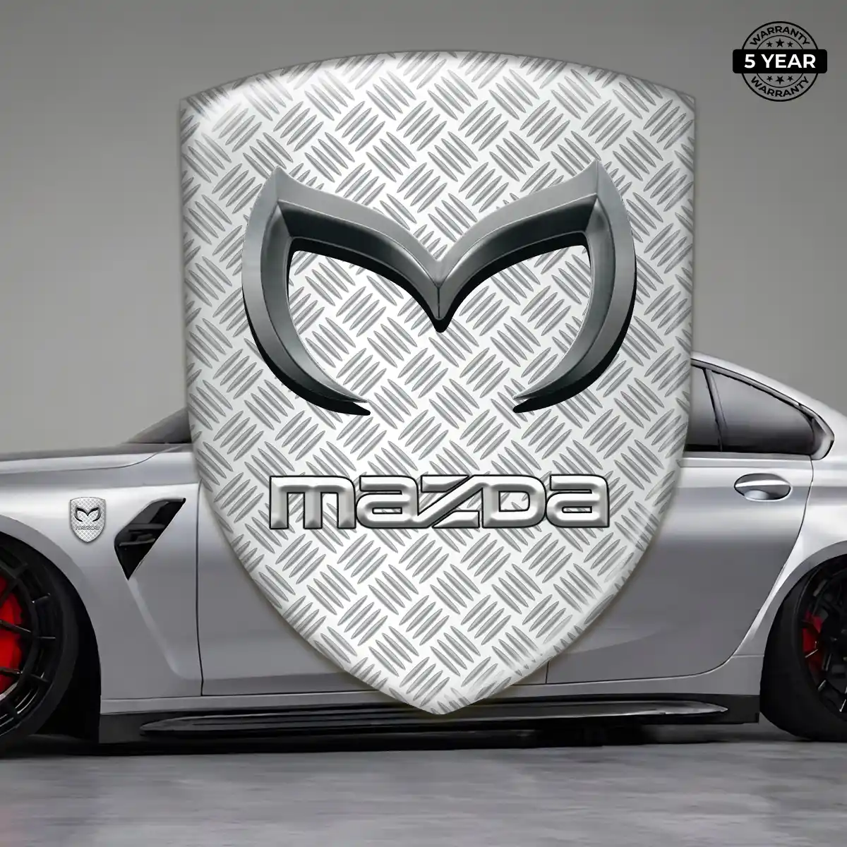 Mazda Car Emblem Sticker Refined Design