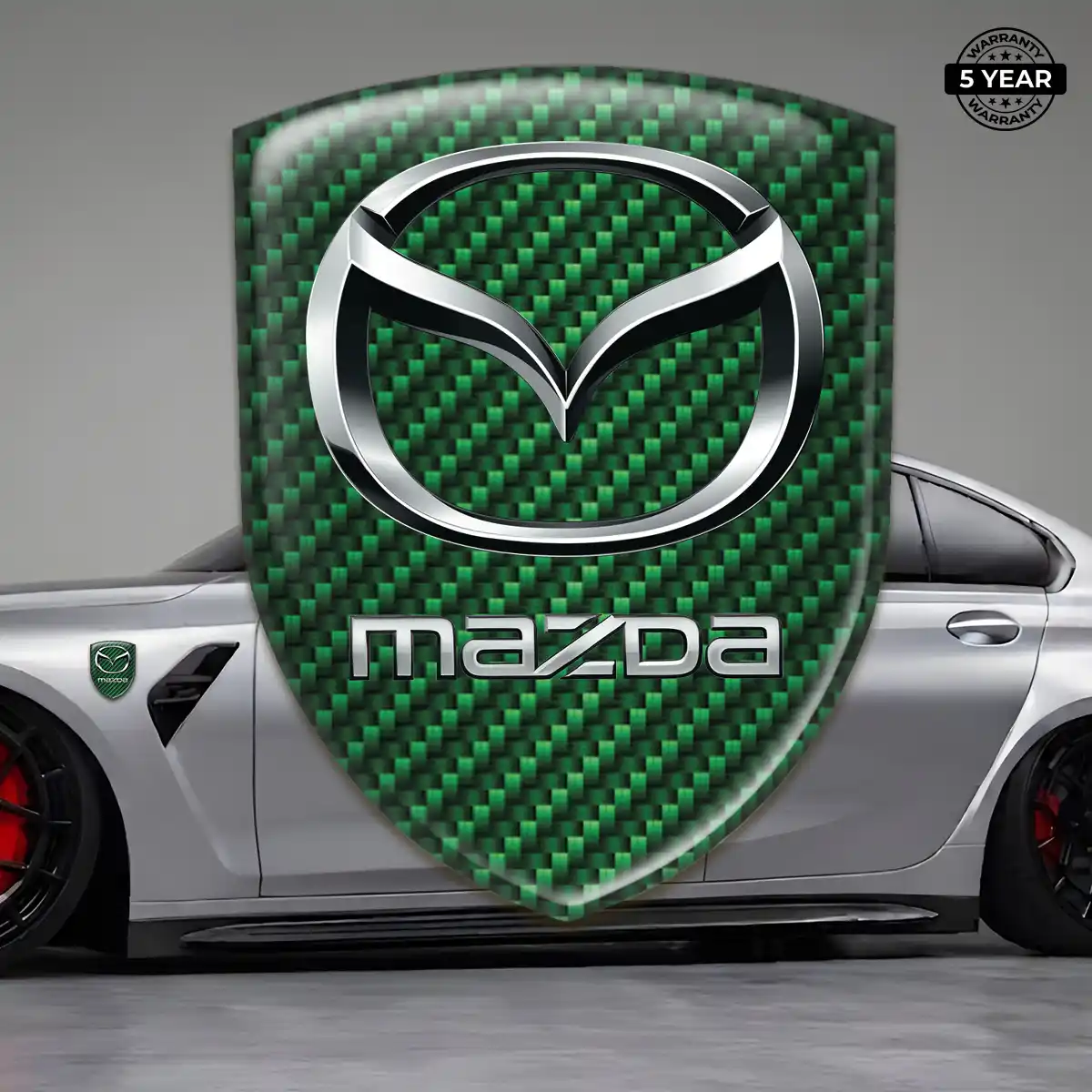 Mazda Car Emblem Sticker Sleek Style