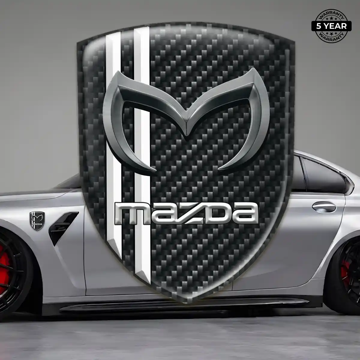 Mazda Car Logo Decal Refined Design