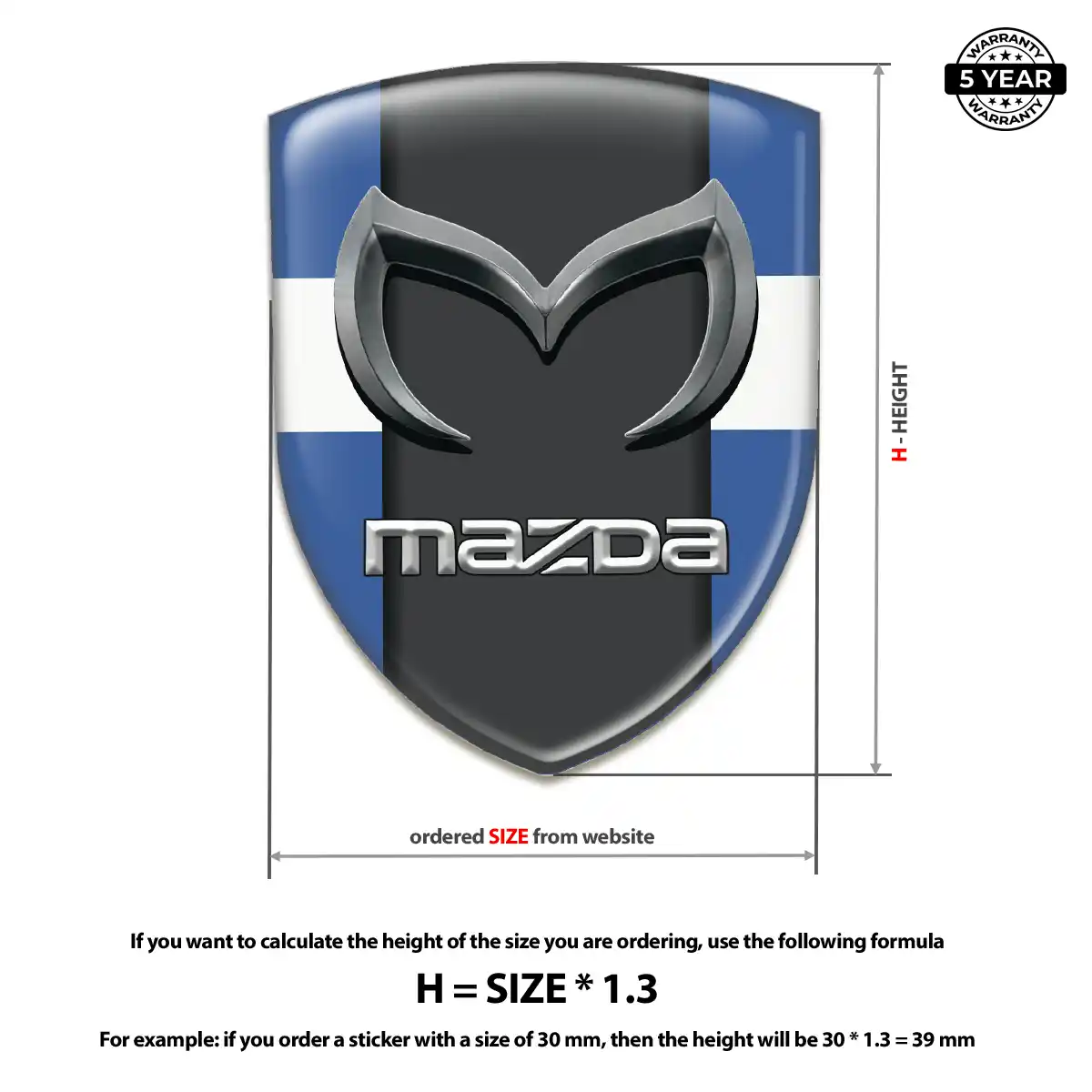 Mazda Crest Logo Emblem Refined Design