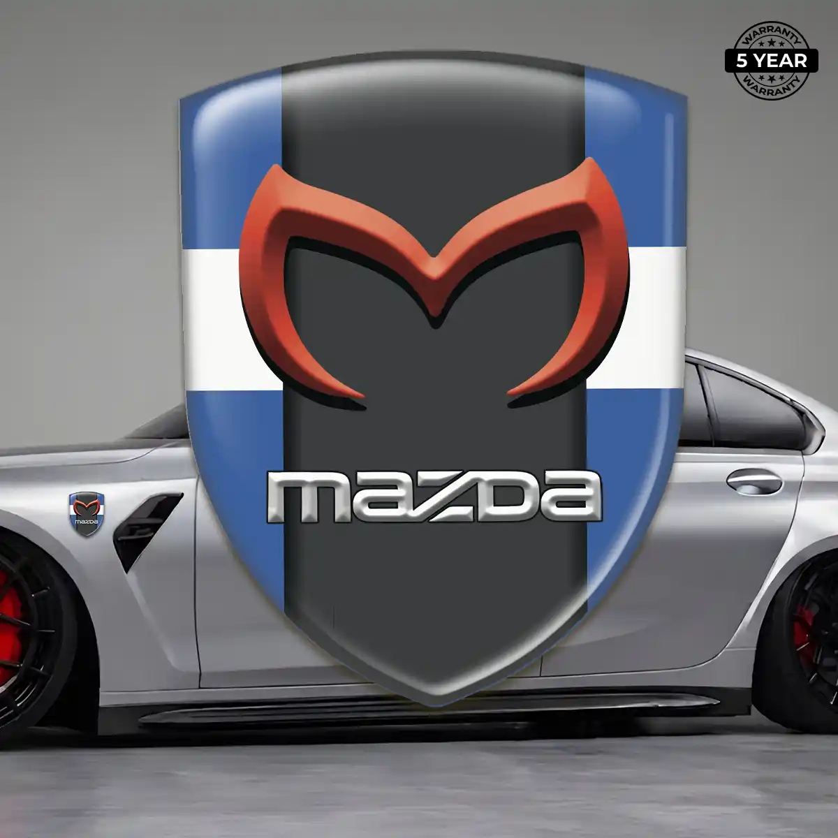 Mazda Crest Logo Emblem Sleek Style