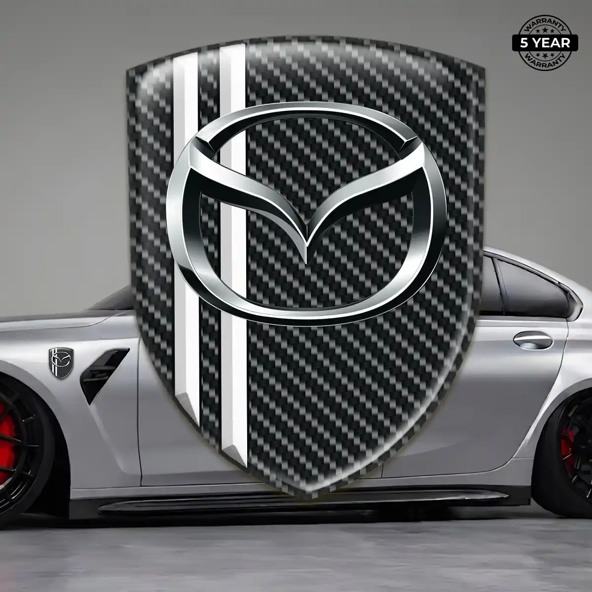 Mazda Domed Badge Refined Design