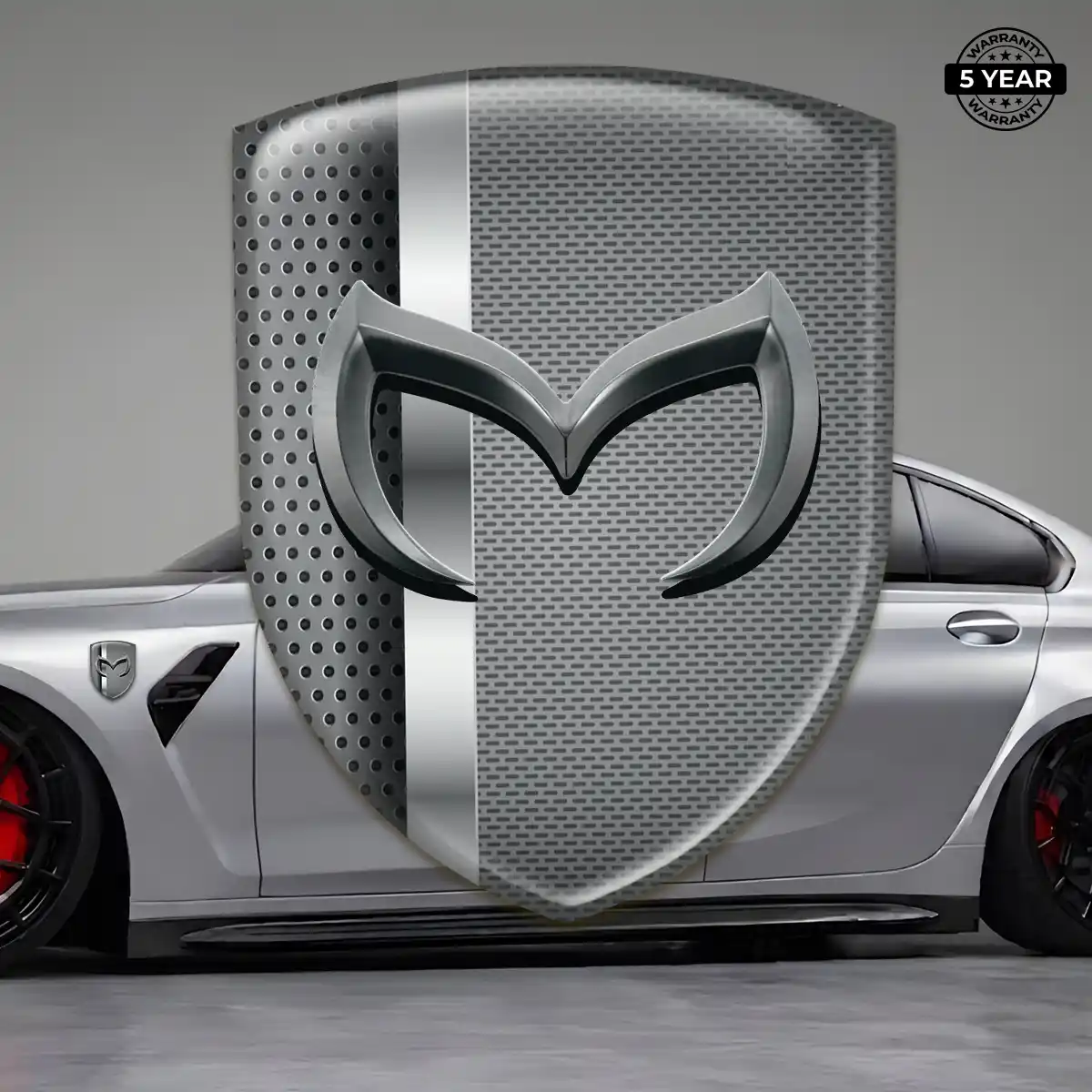 Mazda Domed Badge Sleek Style