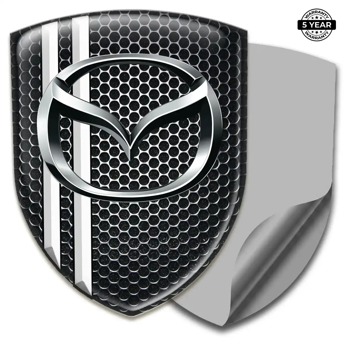 Mazda Domed Car Sticker Sleek Style
