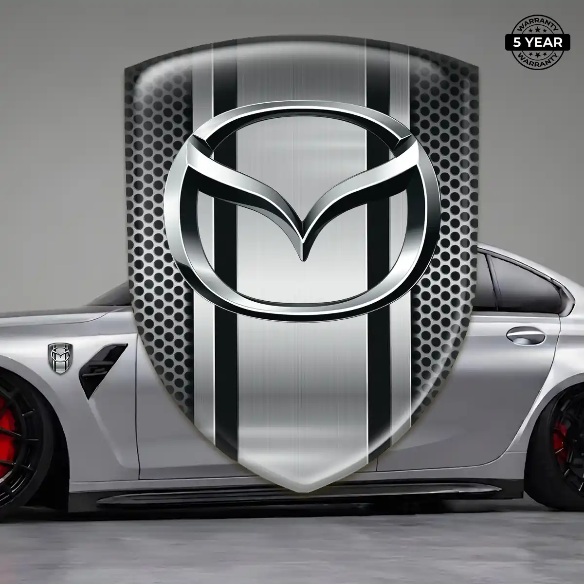 Mazda Domed Decal Sleek Style