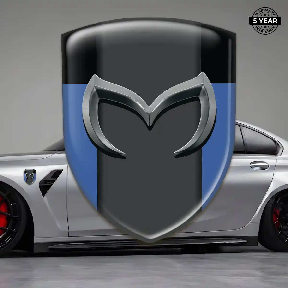 Mazda Domed Emblem Refined Design