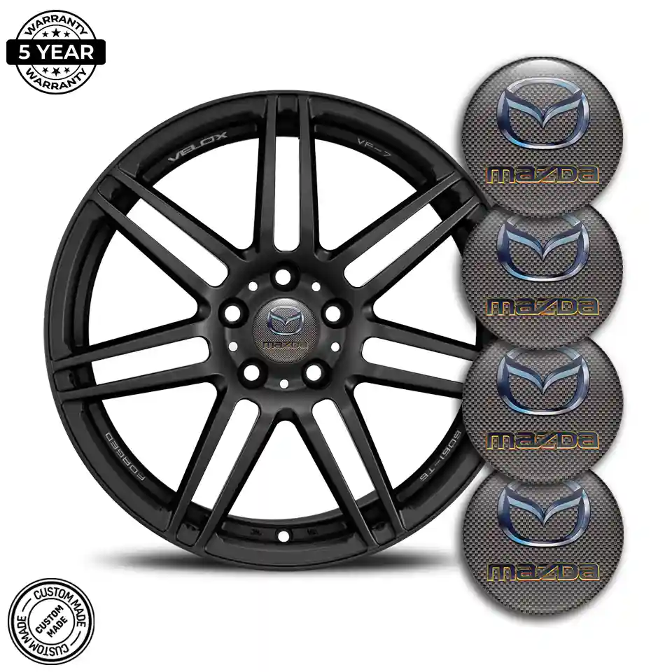 Mazda Domed Emblem Self-Adhesive High Quality