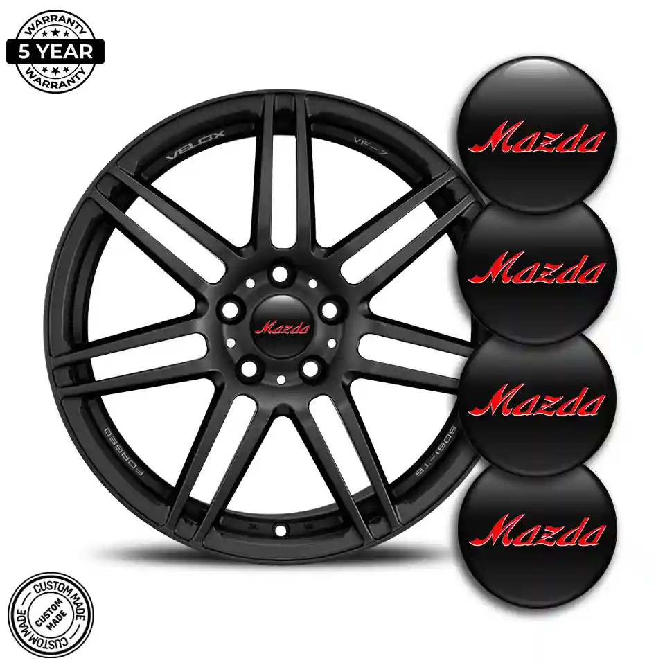 Mazda Domed Emblem Self-Adhesive Tuning Car