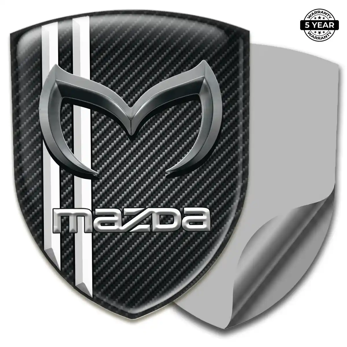 Mazda Domed Emblem Sleek Style