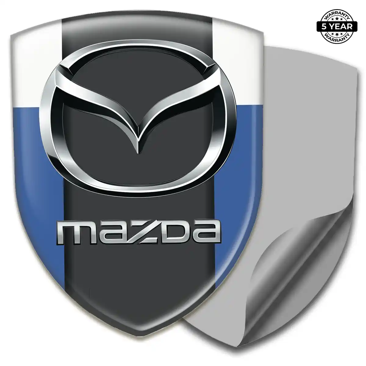 Mazda Domed Logo Decal Refined Design
